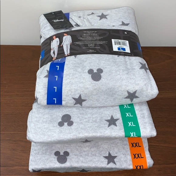 Disney Mickey Lounge Pjs Set, 2-Piece, Grey - Picture 10 of 16